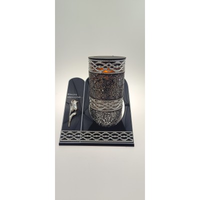 Znicz Solarny Srebrny 2